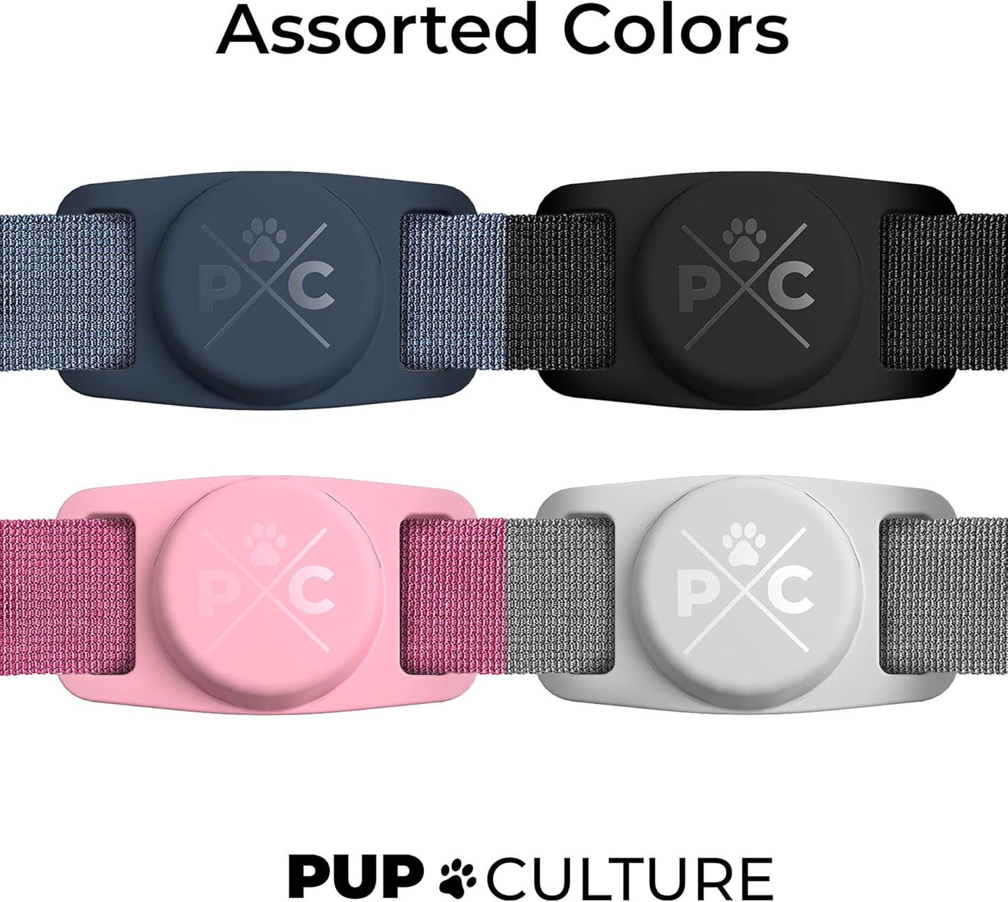 Airtag Dog Collar - Durable Holder for Apple Airtag Technology | Keep Your Pets Safe with Real-Time Tracking - Perfect for Dogs and Cats