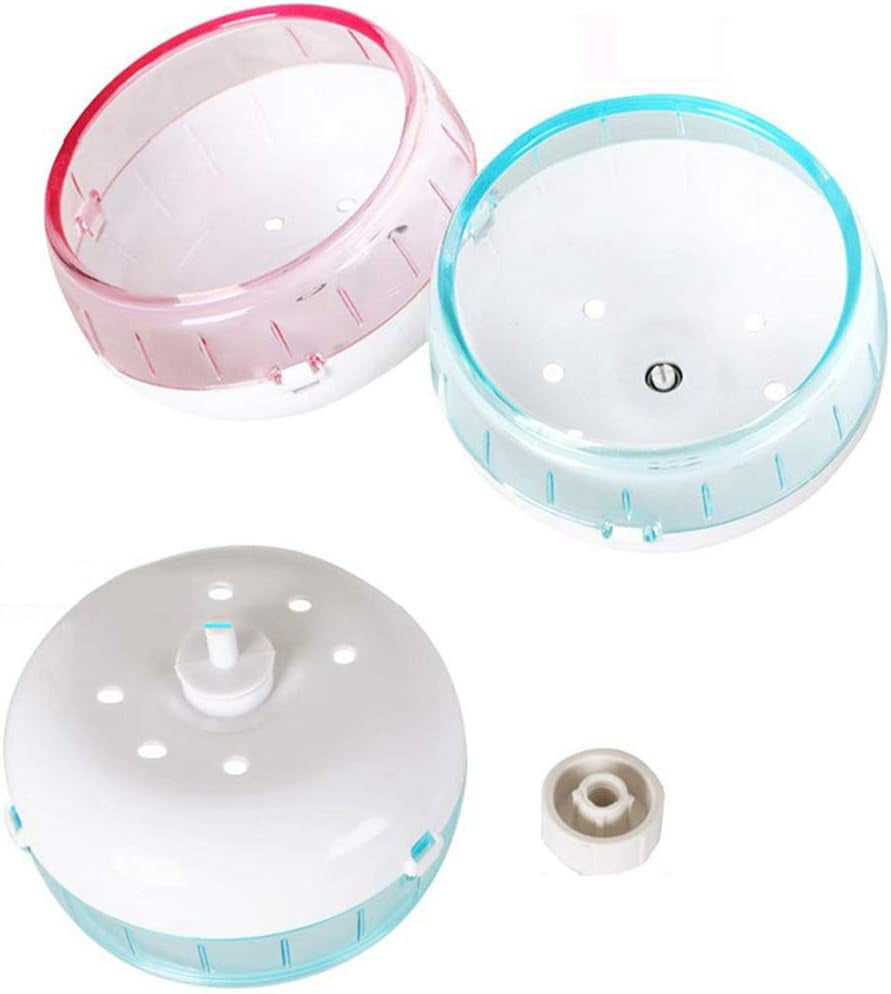 Tiny Treadmill of Tranquility: 4.7-Inch Pink Spinny Thing for Pocket-Sized Paws on the Go!