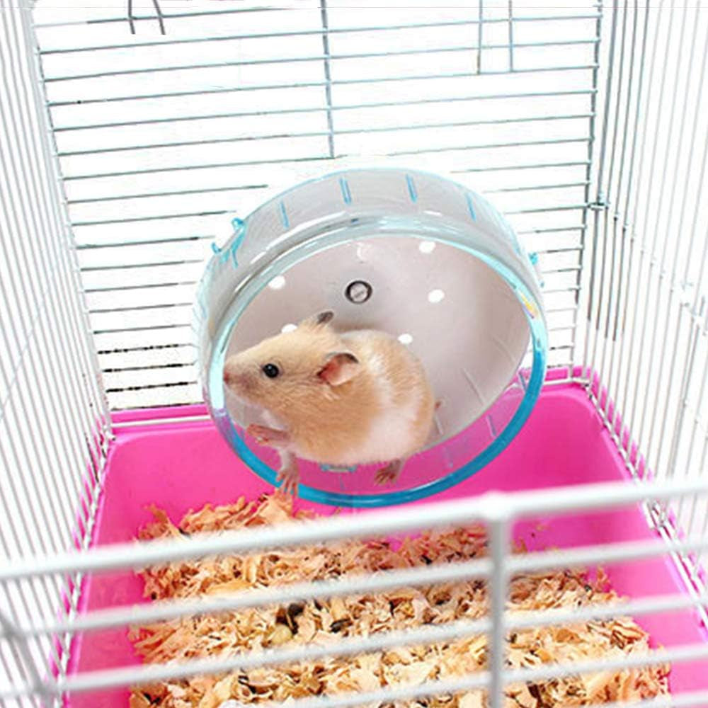 Tiny Treadmill of Tranquility: 4.7-Inch Pink Spinny Thing for Pocket-Sized Paws on the Go!