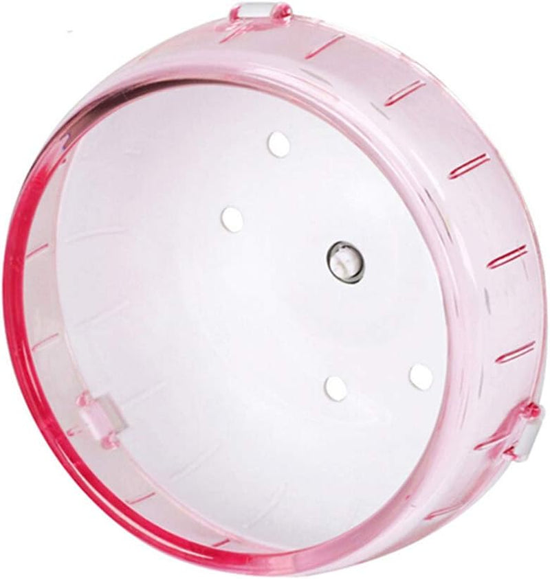 Tiny Treadmill of Tranquility: 4.7-Inch Pink Spinny Thing for Pocket-Sized Paws on the Go!