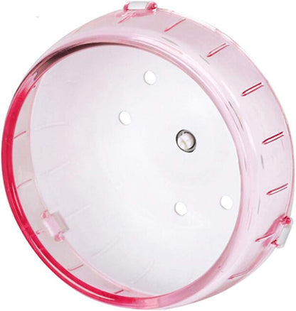 Tiny Treadmill of Tranquility: 4.7-Inch Pink Spinny Thing for Pocket-Sized Paws on the Go!