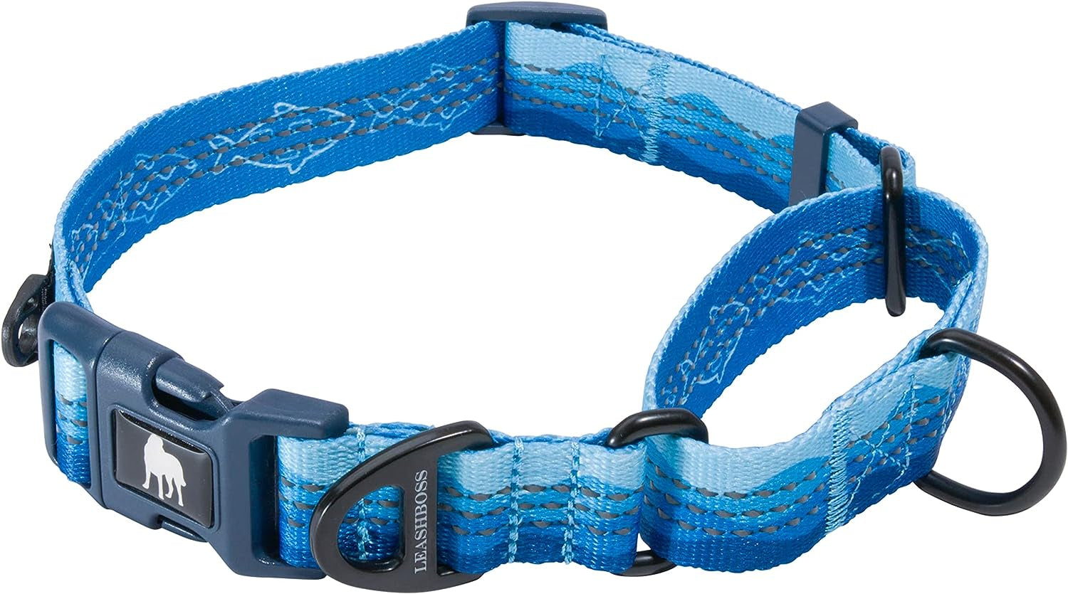 Martingale Collar for Pooches: The Glow-in-the-Dark Magic Leash Buddy for Dogs of All Sizes - No More Tug-of-War, Just Snazzy Walks!