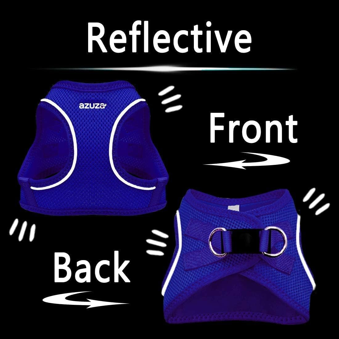 Paw-some Royal Blue Snugglinator: The Unsinkable Small Dog Harness That Says "No Pull, Just Chill!