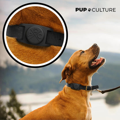Airtag Dog Collar - Durable Holder for Apple Airtag Technology | Keep Your Pets Safe with Real-Time Tracking - Perfect for Dogs and Cats