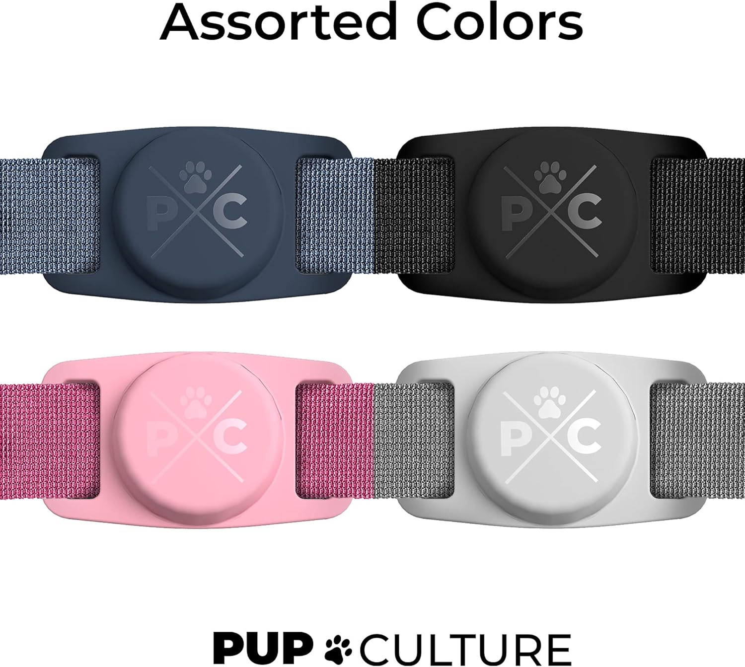 Airtag Dog Collar - Durable Holder for Apple Airtag Technology | Keep Your Pets Safe with Real-Time Tracking - Perfect for Dogs and Cats