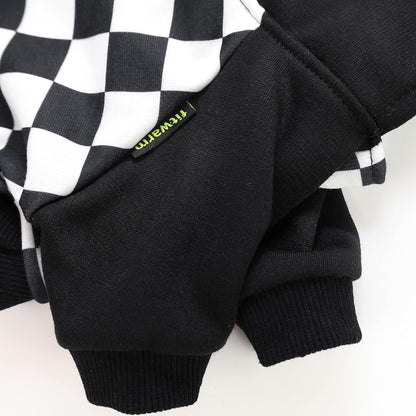 Sassy Snuggle Suit: The Pup-tastic Plaid Hoodie of Pawsome Style for Your Furry Fashionista!