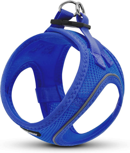 Paw-some Royal Blue Snugglinator: The Unsinkable Small Dog Harness That Says "No Pull, Just Chill!