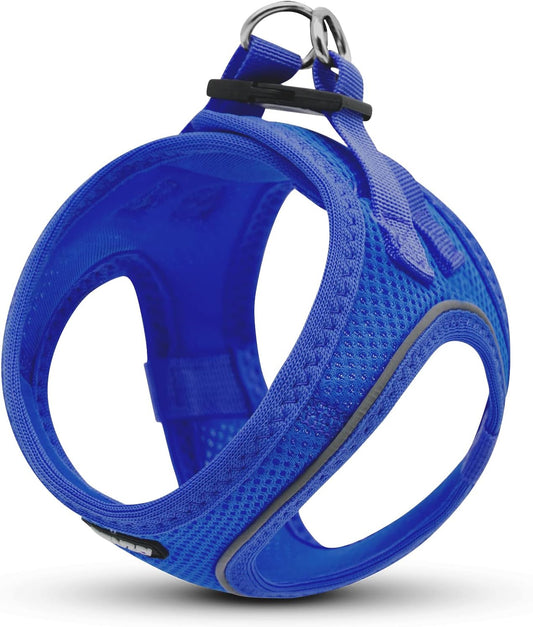 Paw-some Royal Blue Snugglinator: The Unsinkable Small Dog Harness That Says "No Pull, Just Chill!