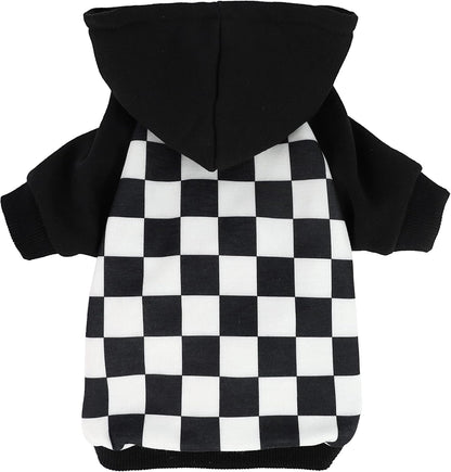 Sassy Snuggle Suit: The Pup-tastic Plaid Hoodie of Pawsome Style for Your Furry Fashionista!