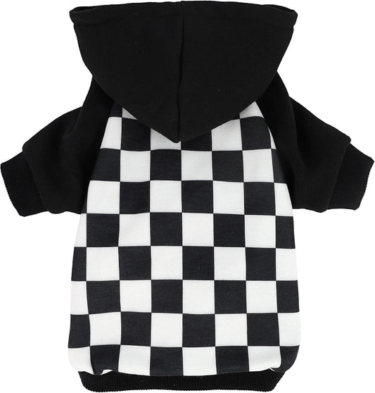 Sassy Snuggle Suit: The Pup-tastic Plaid Hoodie of Pawsome Style for Your Furry Fashionista!