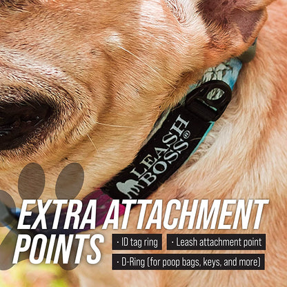 Martingale Collar for Pooches: The Glow-in-the-Dark Magic Leash Buddy for Dogs of All Sizes - No More Tug-of-War, Just Snazzy Walks!