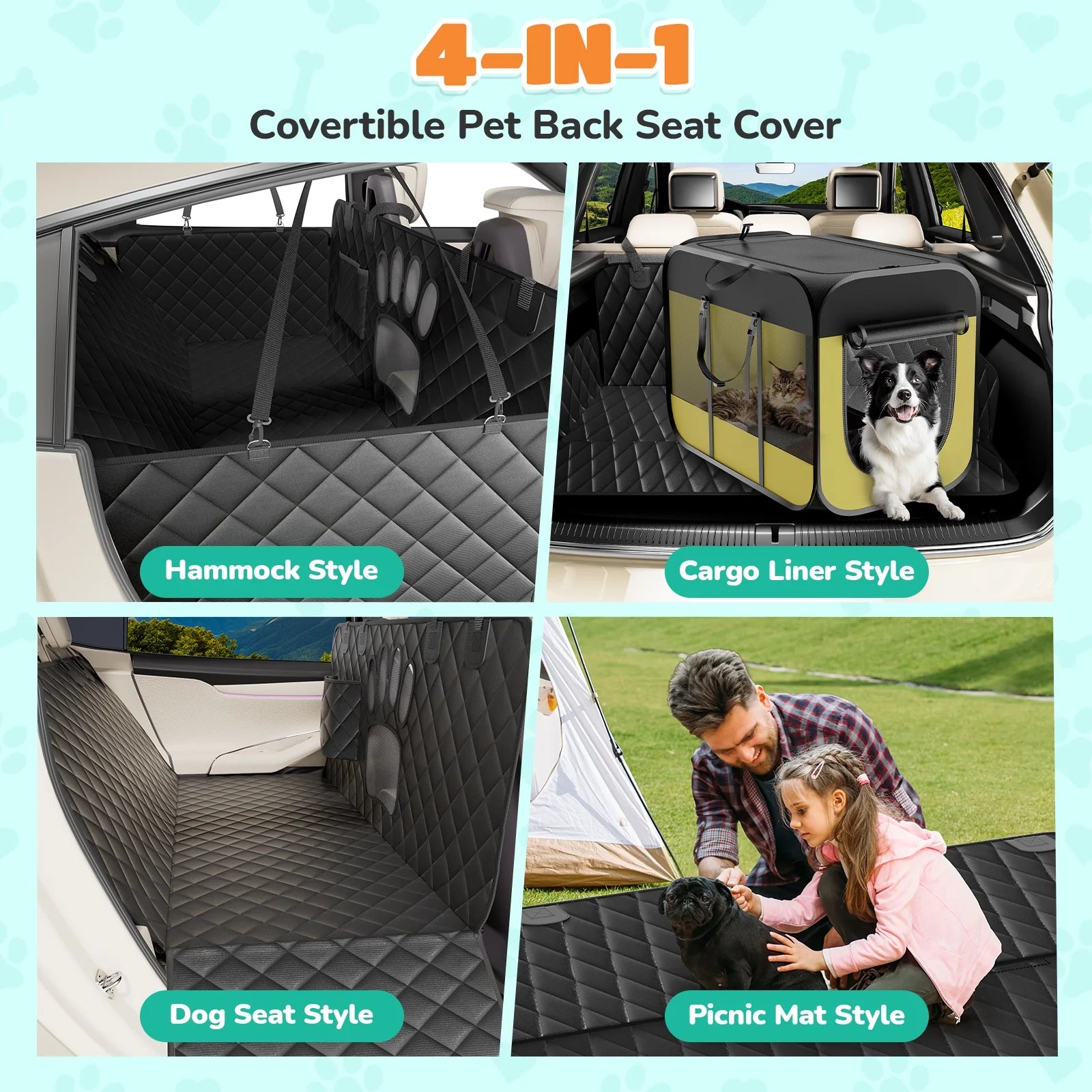 Pooch Palace in Your Backseat: The Ultimate Dog Hammock for Glamorous Journeys and Hairy Adventures!